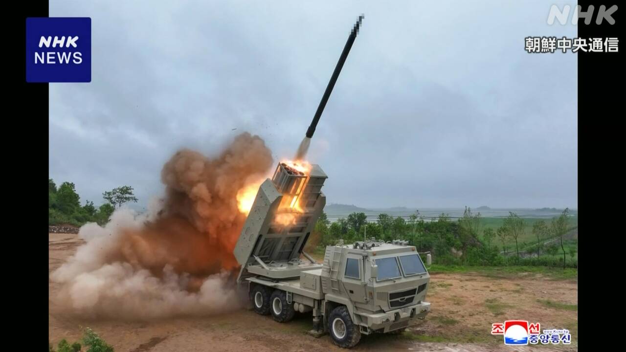 北朝鮮 キム総書記 AI誘導の巡航ミサイルなどの発射実験視察